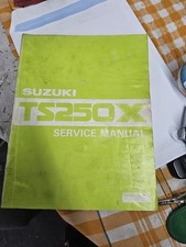 Suzuki ts250x manual for sale  CHESTERFIELD