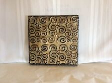 Embossed square metal for sale  Red Oak