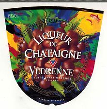 Etiquette liqueur chataignevé d'occasion  Dijon
