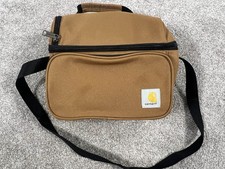 Lancheira Carhartt marrom dois compartimentos refrigerador isolado masculina trabalho lancheira, usado comprar usado  Enviando para Brazil