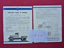 Prospectus p.677 berliet usato  Spedire a Italy