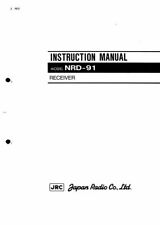 Jrc nrd instruction for sale  Fort Lauderdale