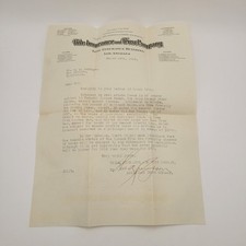 1918 Carta do Título Companhia de Seguros e Confiança Los Angeles Menções Primeira Guerra Mundial, usado comprar usado  Enviando para Brazil