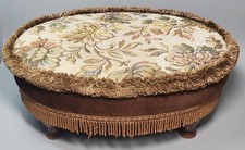 Vintage oval footstool for sale  GLENROTHES
