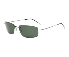 Ultra Light Men Memory Rimless Metal Polarized Driving Square Sunglasses New, usado comprar usado  Enviando para Brazil
