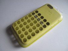 Capa de borracha de silicone genuína Apple para Apple iPhone 5c (MF038ZM/A) - Amarela comprar usado  Enviando para Brazil