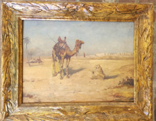 Orientalist painting oil for sale  Oakland