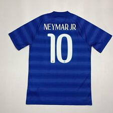 Camiseta de futebol Neymar #10 Brasil 2014 2015 fora de casa Nike 575282-493, usado comprar usado  Enviando para Brazil