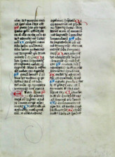 Ca.1440 boh.manuscript lf.vell for sale  Escondido