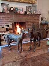Pair bronzed cast for sale  MARKET RASEN