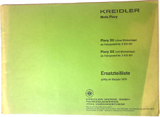 Ersatzteilliste katalog kreidl gebraucht kaufen  Moers