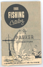 1966 catálogo de pesca Parker distribuidores varas carretéis roupas tendas iscas miras telescópicas comprar usado  Enviando para Brazil