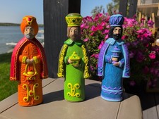 Three ceramic wisemen for sale  Bottineau