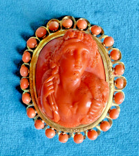 Grande cammeo corallo usato  Roma