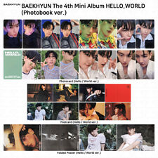 Cartão postal oficial EXO Baekhyun 4º mini álbum Hello, World KPOP, usado comprar usado  Enviando para Brazil