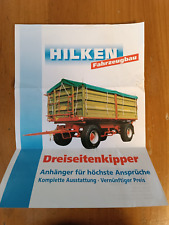 Prospekt hilken dreiseitenkipp gebraucht kaufen  Spraitbach