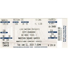 Ozzy osbourne concert for sale  Savage