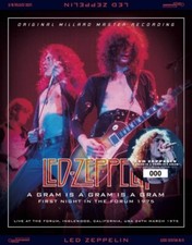 LED ZEPPELIN  A GRAM IS A GRAM IS A GRAM : FIRST NIGHT IN THE FORUM 1975 3CD NEW comprar usado  Enviando para Brazil