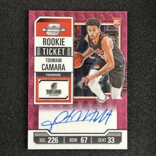 Usado, Ingresso 2023-24 Contenders Optic Rookie Toumani Camara Auto FOTL Rosa /13 comprar usado Usado, Ingresso 2023-24 Contenders Optic Rookie Toumani Camara Auto FOTL Rosa /13 comprar usado  Enviando para Brazil