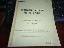 Indicateur officiel sncf d'occasion  Fumay