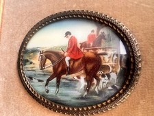 Miniature peinte encadree d'occasion  Marcq-en-Barœul