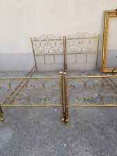 Coppia letti ottone usato  Italia