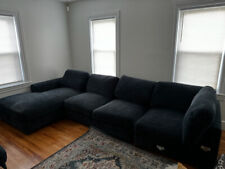 Large navy sectional for sale  Worcester