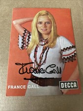 Autogramm france gall gebraucht kaufen  Meppen