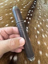Usado, Estojo de caneta Parmigiani feito à mão couro/SS. RARO limitado   comprar usado  Enviando para Brazil
