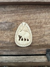 Faux ivory elephant for sale  Cato