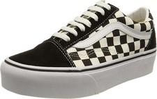 Vans Old Skool Platform Damskie trampki Czarno-białe, EU 36 - Modne i wygodne na sprzedaż  PL