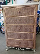 Boho bamboo wicker for sale  Myrtle Beach