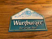 wurzburger sign beer vintage for sale  Huntington