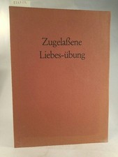 Zugelaßene liebes übung gebraucht kaufen  Lübeck