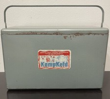 Vintage Kampkold Kamp Lite Kampkook Refrigerador de Baú de Gelo de Alumínio com Prateleira Removível comprar usado  Enviando para Brazil