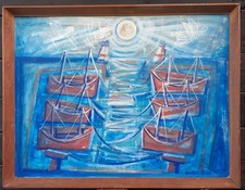 Original vintage abstract for sale  LINCOLN