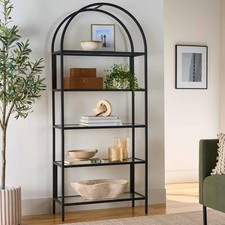 bookshelf glass metal for sale bookshelf glass metal for sale Rogers