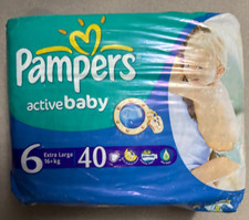Vintage Pieluchy Pieluchy Pampers Baby Dry Active Baby Rozmiar 6 na sprzedaż  PL
