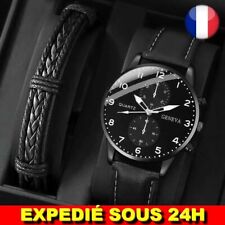 Montre bracelet cuir d'occasion  Pommeuse