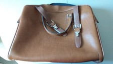 Reisetasche leder braun gebraucht kaufen  Dortmund