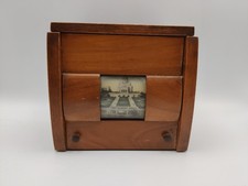 Wooden music box for sale  WAKEFIELD