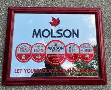 Molson beer mirror for sale  Painesville