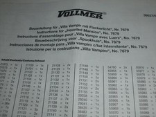 Vollmer 7679 bauanleitung gebraucht kaufen  Deutschland