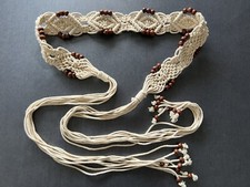 Vintage macrame beaded for sale  LONDON