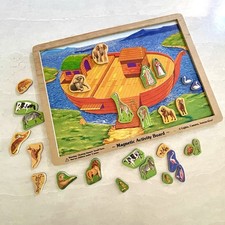 Placa de atividade magnética Melissa & Doug, Arca de Noé, 15,5” X 11,5”, 27 ímãs comprar usado  Enviando para Brazil