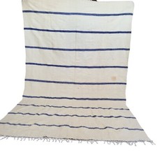 Tapete de lã tribal berbere listra verde marroquino branco feito à mão Azilal vintage comprar usado  Enviando para Brazil