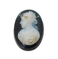Victorian black hardstone for sale  TETBURY