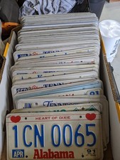 Lot license plates for sale  Cadillac