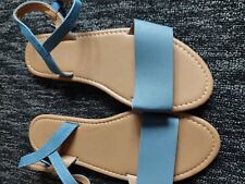 Ladies blue sandals for sale  LLANDYSUL