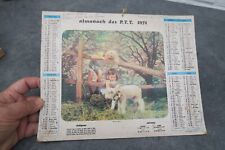 Calendrier almanach poste d'occasion  Dechy